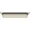 Ekena Millwork 136" Bottom Width x 144 3/4" Top Width x 7 7/8"H x 1 1/4"P Classic Crosshead CRH08X136ST - alternate 4